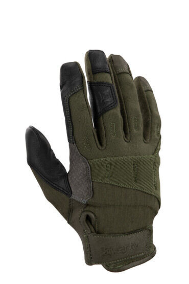 Vertx Move to Contact Shooting Gloves in Ranger Green feature D30 knuckle pads for protection